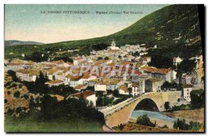 Old Postcard The Picturesque Drome Nyons Vue Generale