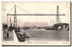 Old Postcard Nantes Transporter Bridge