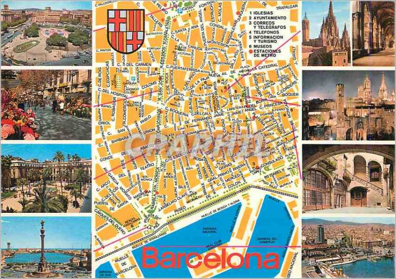 Postcard Modern Barcelona