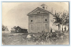 Union School Building Childrens Bromley Minneapolis MN RPPC Photo Postcard