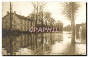 Old Postcard Crue of the Seine Paris Rueil Avenue