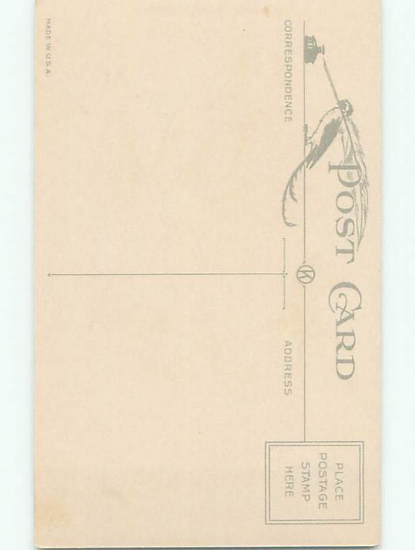 Divided-Back VALENTINE DAY SCENE Great Postcard W8019