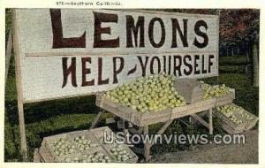 Lemons Southern California CA Unused