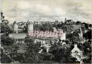 Modern Postcard Fougeres (Ille et Vilaine) Le Chateau Cote Ouest (XIII S)