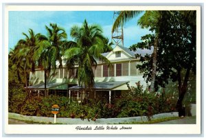 c1950s The Little White House at Key West Florida FL Vintage Unposted Postcard 