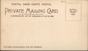 American Line Steamship SS St. Paul US Mail c1900 Private Mailing Card