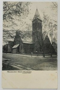 Pennsylvania Pa Christ P.E. Church Germantown c1900s Postcard S6