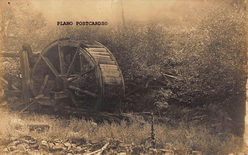 ABANDONED GRIST MILL, EARLY 1900'S  RPPC REAL PHOTO POSTCARD