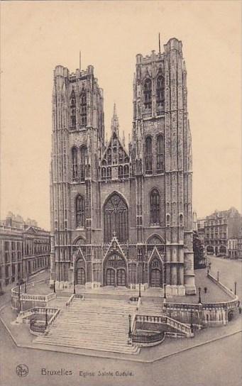 Belgium Brussells Eglise Sainte Gudule