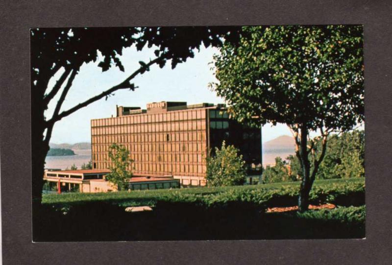 VT Radisson Burlington Hotel Vermont Postcard PC Carte Postale