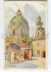 3117876 AUSTRIA VIENNA St.Charles's Church old farm by HOFECKER