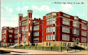 Postcard McKinley High School in St. Louis, Missouri