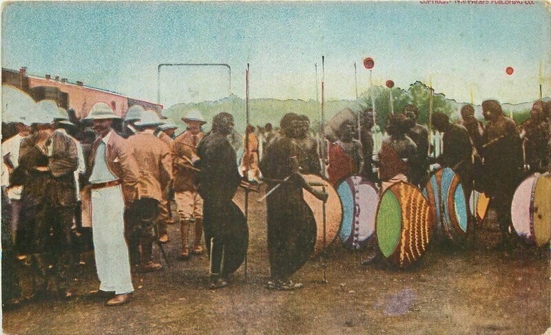 Africa Kenya Nairobi Safari Hunt C-1910 Postcard 22-4062