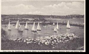 Massachusetts Rockport Yachts In The Harbor Albertype