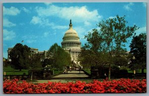 Postcard Washington DC c1960s United States Capitol Building Pennsylvanie Avenue