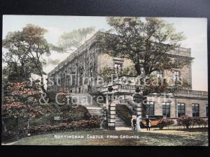 c1908 Nottingham: The Castle from the Grounds