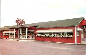 West Coxsackie, NY New York  RED'S RESTAURANT/BAR~Hans Bartels ROADSIDE Postcard