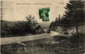 CPA CHENELETTE Route de CHENELETTE a BEAUJEU (443374)