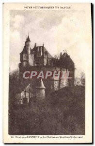 Old Postcard Environs d & # 39Annecy Chateau de Menthon St Bernard