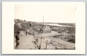 RPPC Laredo Texas Military Camp Co. F 37th Infantry Soldiers c1917 Postcard S24