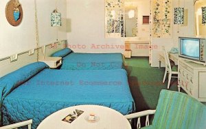 CA, Anaheim, California, Cosmic Age Motel, Interior View, Dexter Press No 44342C