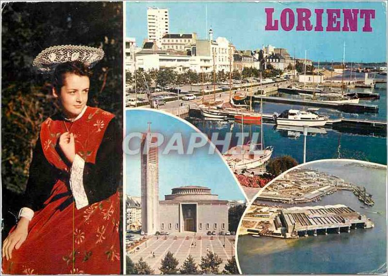 Modern Postcard Lorient Morbihan