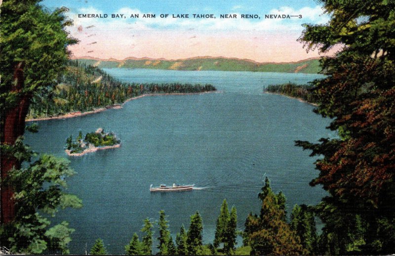 Nevada Emerald bay An Arm Of Lake Tahoe Near Reno 1941