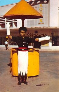 Traffic Policeman Figi Postcard