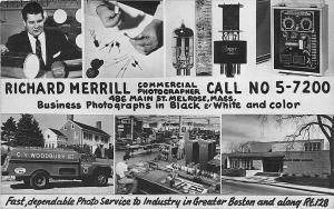 Melrose MA Richard Merrill Photographer Oil Truck Etc. Multi-View RP Postcard