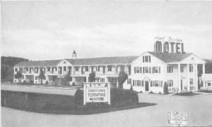 Roof Garden Motel folded card - Somerset, Pennsylvania PA  