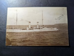 Mint Germany Ship Naval Postcard SMS Westfalen Helgoland