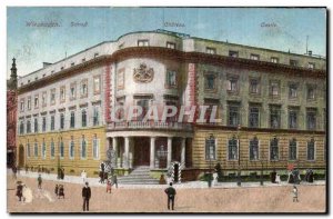 Postcard Old Wiesouden Schloss