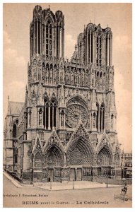 France  Reims Le Cathdral , avant la Guerre