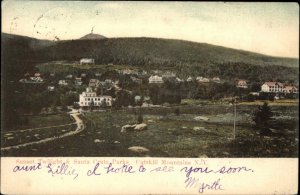 Catskills NY Twilight Santa Cruz Parks West Camp NY Cancel 1904 Postcard