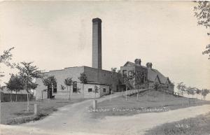 E47/ Beecher Illinois Il Photo RPPC Postcard c1910 Beecher Creamery Occupational