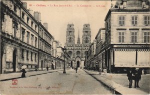 CPA ORLÉANS - La rue jeanned arc (155318)