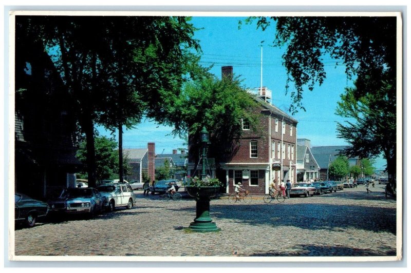 1987 The Pacific Club Exterior Nantucket Massachusetts MA Posted Cars Postcard