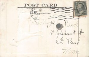 SPOKANE WASHINGTON HORSE EMBOSSED POSTCARD 1909