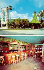 Miami Florida The Luau Cantonese Restaurant Vintage Postcard AA74651