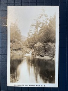 Vintage Postcard 1915-1930 Emerald Pool Pinkham Notch NH *REAL PHOTO*