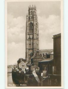old rppc NICE VIEW Boston Massachusetts MA i6993