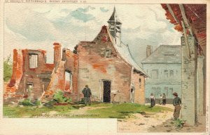 Belgium Waterloo La Ferme D'Hougoumont Litho 03.41