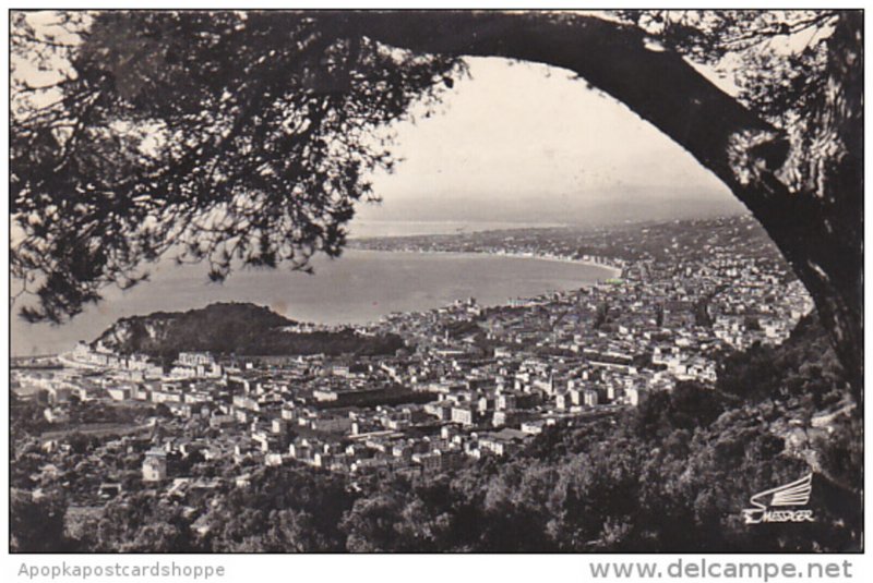 France Nice Vue generale 1961 Real Photo