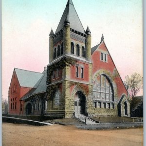 c1910s Paris, TX Cumberland Presbyterian Church Christian CT IRIS Sample PC A189