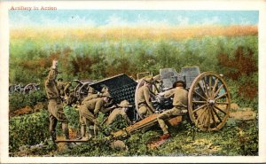 Military Artillery In Action