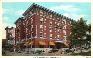 Vintage Postcard 1930 View Hotel Malbourne Building Durham North Carolina N. C.