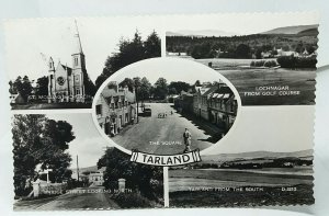 Tarland Aberdeenshire Lochnagar Bridge St Golf Course Church Vintage MV Postcard