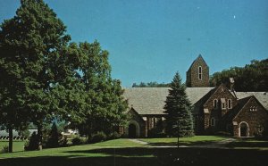 Vintage Postcard Kent School Boys Chapel At Kent School Bell Tower Connecticut