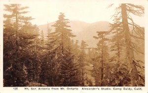 Camp Baldy, California, Mt. San Antonio From Mt. Ontario, Vintage AA355-29