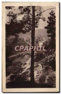 Old Postcard Trescol La Grand Combe picturesque Echappee on Trescol through t...